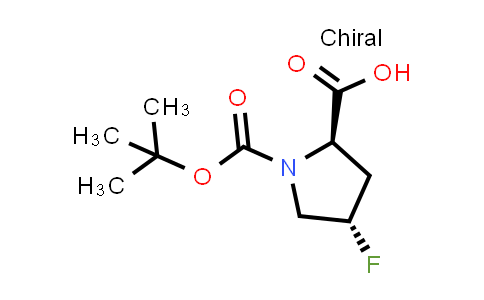 CAS No. 681128-50-7, (2R,4S)-1-(tert-Butoxycarbonyl)-4-fluoropyrrolidine-2-carboxylic acid