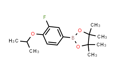 CAS No. 1350426-06-0, 2-(3-Fluoro-4-isopropoxyphenyl)-4,4,5,5-tetramethyl-1,3,2-dioxaborolane