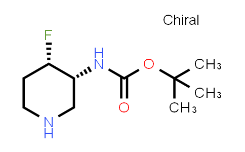 CAS No. 1932582-71-2, tert-butyl (3R,4S)-4-fluoropiperidin-3-ylcarbamate