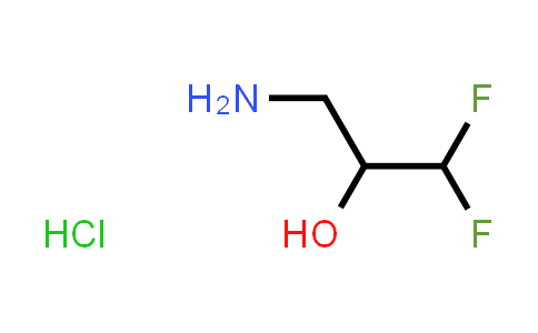 DY457966 | 1785058-84-5 | 3-amino-1,1-difluoropropan-2-ol hydrochloride
