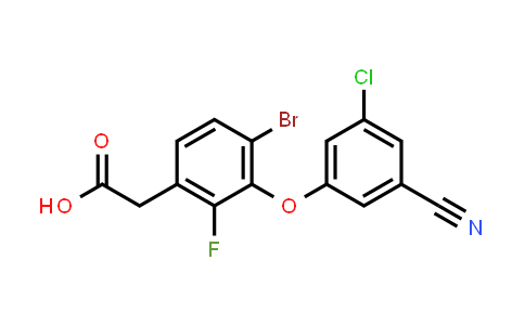 1007572-07-7 | (4-bromo-3- (3-chloro-5-cyanophenoxy) -2-fluorophenyl) acetic acid