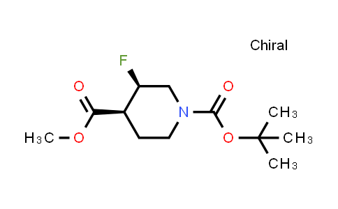 CAS No. 2361919-49-3, (3R,4S)-1-tert-butyl 4-methyl 3-fluoropiperidine-1,4-dicarboxylate