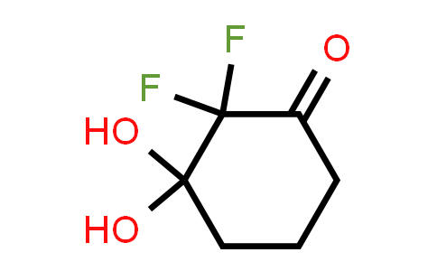 CAS No. 183742-86-1, 2,2-difluoro-3,3-dihydroxycyclohexanone