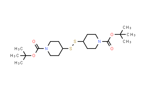 CAS No. 1417793-96-4, di-tert-butyl 4,4′-disulfanediyldipiperidine-1-carboxylate