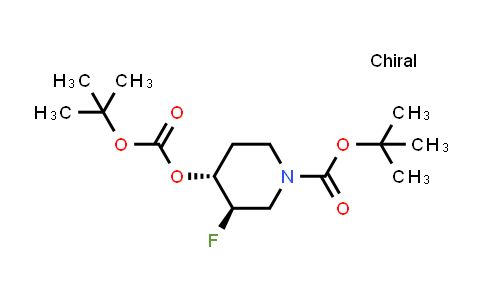 2101206-83-9 | Trans-tert-butyl 4-(tert-butoxycarbonyloxy)-3-fluoropiperidine-1-carboxylate
