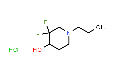 CAS No. 2375193-06-7, 3,3-difluoro-1-propylpiperidin-4-ol hydrochloride