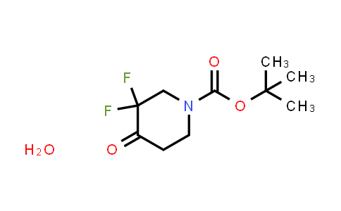 CAS No. 1400264-85-8, tert-Butyl 3,3-difluoro-4-oxopiperidine-1-carboxylate hydrate