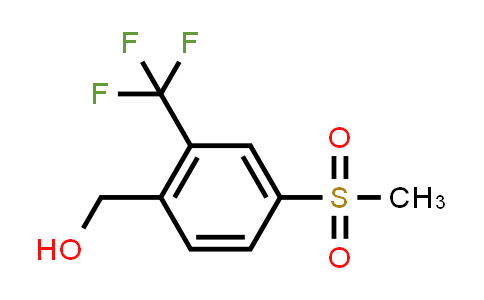 CAS No. 1215323-17-3, (2-(trifluoromethyl)-4-(methylsulfonyl)phenyl)methanol