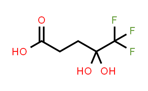CAS No. 45021-39-4, 5,5,5-trifluoro-4,4-dihydroxypentanoic acid