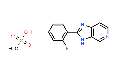 CAS No. 1221449-52-0, 2-(2-fluorophenyl)-3H-imidazo[4,5-c]pyridine methanesulfonate