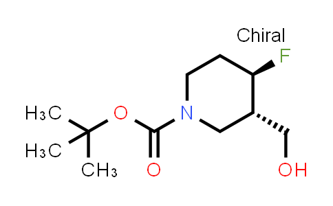 CAS No. 1903839-17-7, (Trans)-tert-butyl 4-fluoro-3-(hydroxymethyl)piperidine-1-carboxylate
