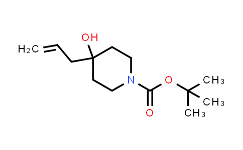 CAS No. 203662-51-5, tert-butyl 4-allyl-4-hydroxypiperidine-1-carboxylate