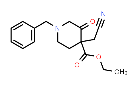 MC458088 | 1548292-80-3 | ethyl 1-benzyl-4-(cyanomethyl)-3-oxopiperidine-4-carboxylate