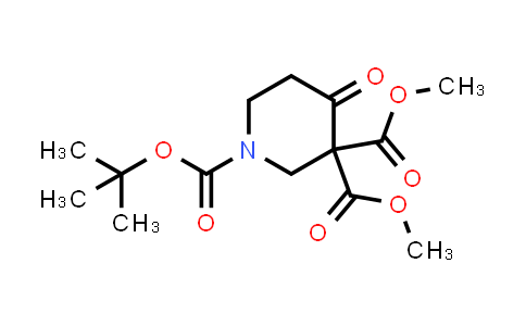 CAS No. 1334415-35-8, 1-tert-butyl 3,3-dimethyl 4-oxopiperidine-1,3,3-tricarboxylate