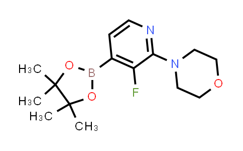 CAS No. 957198-29-7, 4-(3-Fluoro-4-(4,4,5,5-tetramethyl-1,3,2-dioxaborolan-2-YL)pyridin-2-YL)morpholine