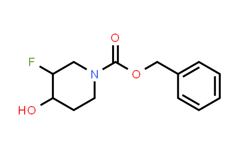 CAS No. 1228631-27-3, Benzyl 3-fluoro-4-hydroxypiperidine-1-carboxylate