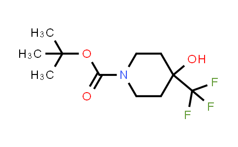 CAS No. 550371-74-9, tert-butyl 4-hydroxy-4-(trifluoromethyl)piperidine-1-carboxylate