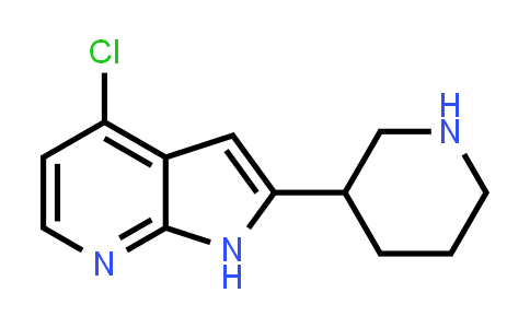 1001069-41-5 | 4-Chloro-2-(piperidin-3-yl)-1H-pyrrolo[2,3-b]pyridine