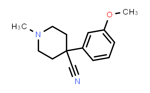 CAS No. 5460-79-7, 1-METHYL-4-CYANO-4-(3-METHOXYPHENYL)-PIPERIDINE