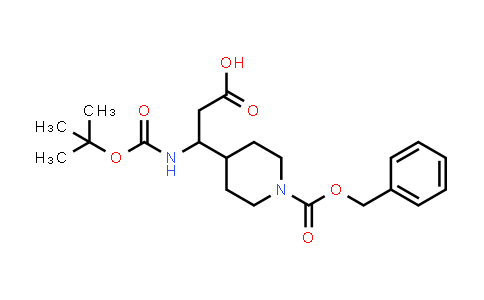 CAS No. 886362-33-0, 3-N-BOC-AMINO-3-(4′-CBZ)PIPERIDINE-PROPIONIC ACID