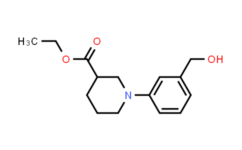 CAS No. 889956-11-0, 1-(3-Hydroxymethyl-phenyl)-piperidine-3-carboxylic acid ethyl ester