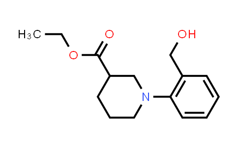 889956-07-4 | 1-(2-Hydroxymethyl-phenyl)-piperidine-3-carboxylic acid ethyl ester