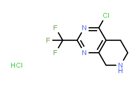CAS No. 647863-08-9, 4-CHLORO-2-(TRIFLUOROMETHYL)-5,6,7,8-TETRAHYDROPYRIDO[3,4-D]PYRIMIDINE HYDROCHLORIDE