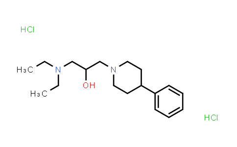CAS No. 76907-72-7, 1-PIPERIDINEETHANOL, ALPHA-((DIETHYLAMINO)METHYL)-4-PHENYL-, DIHYDROCH LORIDE