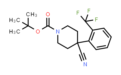 CAS No. 634465-94-4, 1-Boc-4-cyano-4-(2-trifluoromethylphenyl)-piperidine