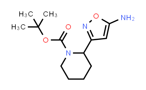 MC458271 | 887586-34-7 | 2-(5-Amino-1H-isoxazol-3-YL)-piperidine-1-carboxylic acid tert-butyl ester