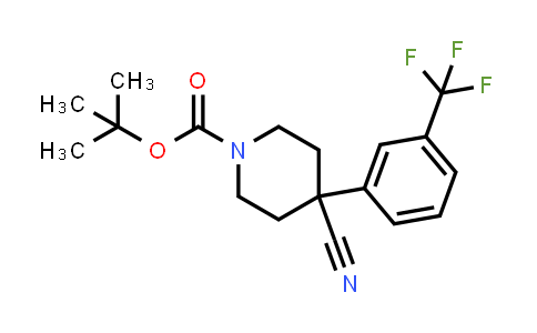 634465-43-3 | 1-BOC-4-CYANO-4-(3-TRIFLUOROMETHYLPHENYL)-PIPERIDINE