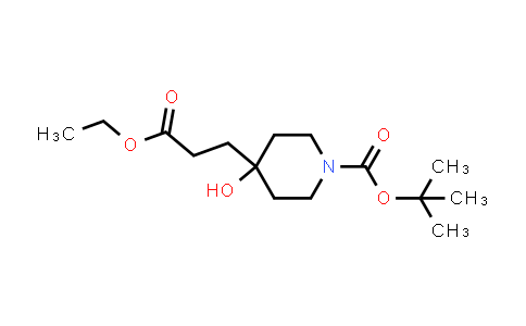 CAS No. 374794-91-9, 1-[(1,1-DIMETHYLETHOXY)CARBONYL]-4-HYDROXY-4-PIPERIDINEPROPANOIC ACID ETHYL ESTER