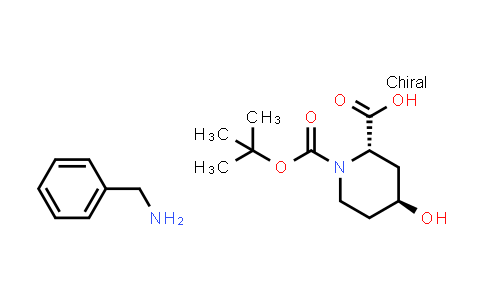 CAS No. 441044-14-0, (2S,4S)-N-BOC-4-HYDROXYPIPERIDINE-2-CARBOXYLIC ACID BENZYLAMINE SALT
