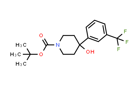 CAS No. 634464-86-1, 1-BOC-4-[3-(TRIFLUOROMETHYL)PHENYL]-4-HYDROXYPIPERIDINE
