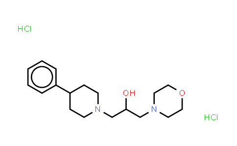 CAS No. 76907-74-9, 1-PIPERIDINEETHANOL, ALPHA-(4-MORPHOLINYLMETHYL)-4-PHENYL-, DIHYDROCHL ORIDE