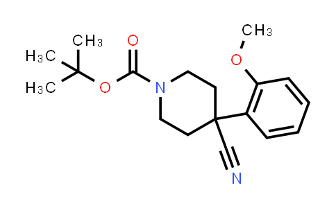 MC458321 | 553631-31-5 | 1-N-BOC-4-CYANO-4-(2-METHOXYPHENYL)PIPERIDINE