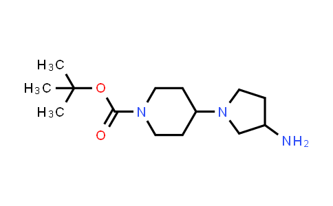 DY458346 | 885274-89-5 | 4-(3-Amino-pyrrolidin-1-yl)-piperidine-1-carboxylic acid tert-butyl ester