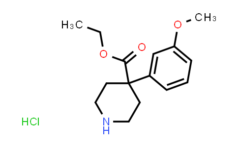 MC458381 | 5207-91-0 | 4-(3-METHOXYPHENYL)-4-PIPERIDINECARBOXYLIC ACID ETHYL ESTER HYDROCHLORIDE