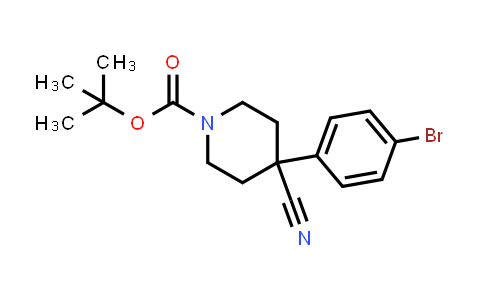 CAS No. 847615-14-9, 1-BOC-4-CYANO-4-(4-BROMOPHENYL)-PIPERIDINE