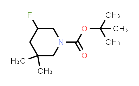 CAS No. 1196712-26-1, 1-PIPERIDINECARBOXYLIC ACID, 5-FLUORO-3,3-DIMETHYL-, 1,1-DIMETHYLETHYL ESTER