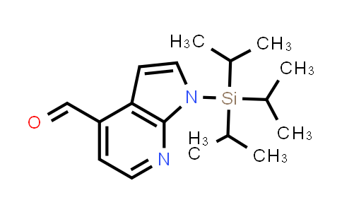 CAS No. 916259-53-5, 1H-PYRROLO[2,3-B]PYRIDINE-4-CARBOXALDEHYDE, 1-[TRIS(1-METHYLETHYL)SILYL]-