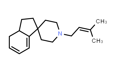 CAS No. 137730-58-6, 3,4-DIHYDRO-1′-(3-METHYLBUT-2-ENYL)SPIRO(1H-INDENE-1,4′-PIPERIDINE)