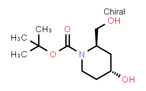 CAS No. 1029429-49-9, 1-N-BOC-(2R,4R)-4-HYDROXY-2-(HYDROXYMETHYL) PIPERIDINE