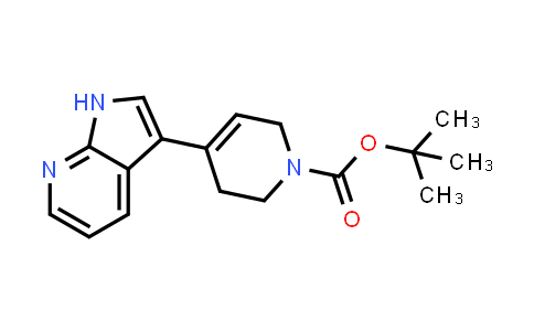 CAS No. 400801-82-3, tert-butyl 4-(1H-pyrrolo[2,3-b]pyridin-3-yl)-5,6-dihydropyridine-1(2H)-carboxylate