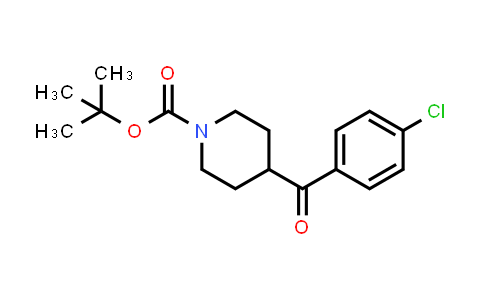CAS No. 209808-06-0, 1-BOC-4-(4-CHLORO-BENZOYL)-PIPERIDINE