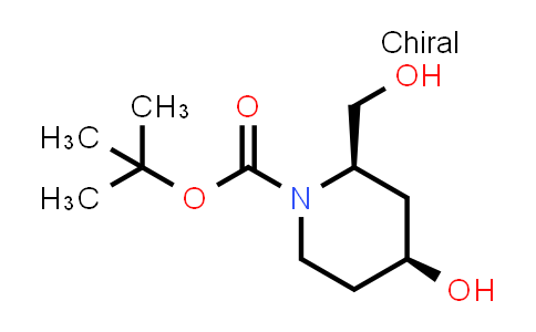 CAS No. 1029429-62-6, 1-N-BOC-(2R,4S)-4-HYDROXY-2-(HYDROXYMETHYL) PIPERIDINE