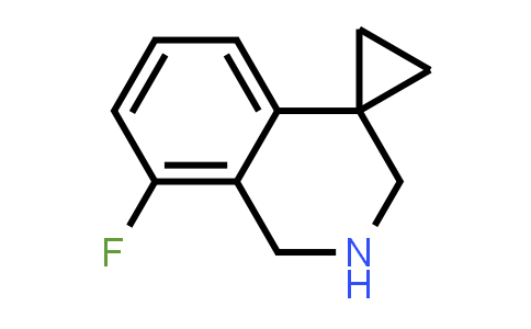 CAS No. 1203686-34-3, 8′-FLUORO-2′,3′-DIHYDRO-1’H-SPIRO[CYCLOPROPANE-1,4′-ISOQUINOLINE]