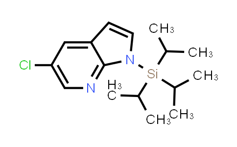 CAS No. 918523-59-8, 5-CHLORO-1-TRIISOPROPYLSILANYL-1H-PYRROLO[2,3-B]PYRIDINE