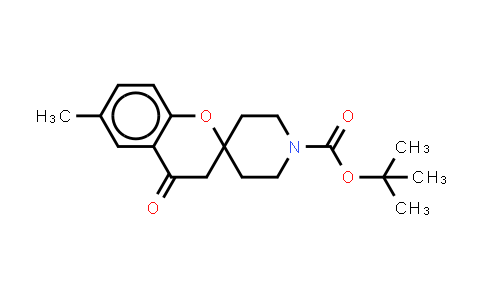 CAS No. 223559-44-2, 6-Methyl-4-oxo-2-spiro(N-Boc-piperidine-4-yl)-benzopyran
