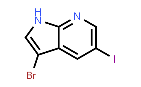 CAS No. 900514-06-9, 3-BROMO-5-IODO-1H-PYRROLO[2,3-B]PYRIDINE